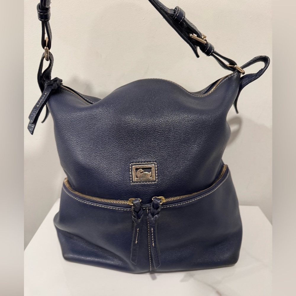 Dooney & Bourke Navy Shoulder Bag - Picture 12 of 12
